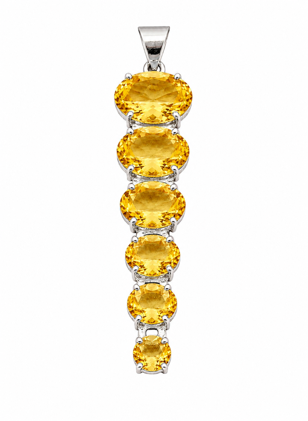 Natural Citrine Tennis Bracelet 925 Sterling Silver, Oval Yellow Gemstone Bracelet, November Birthstone Jewelry, Gift for Women, Handmade Bracelet