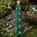 Luxury 925 Silver Genuine Green Stone Pendant – Handcrafted Elegant Statement Jewelry